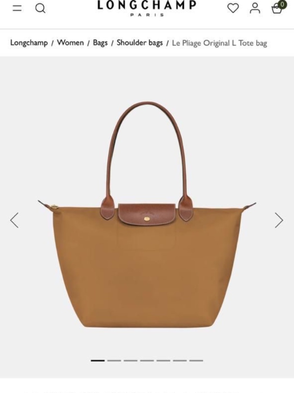 New longchamps large tote bag with tags
